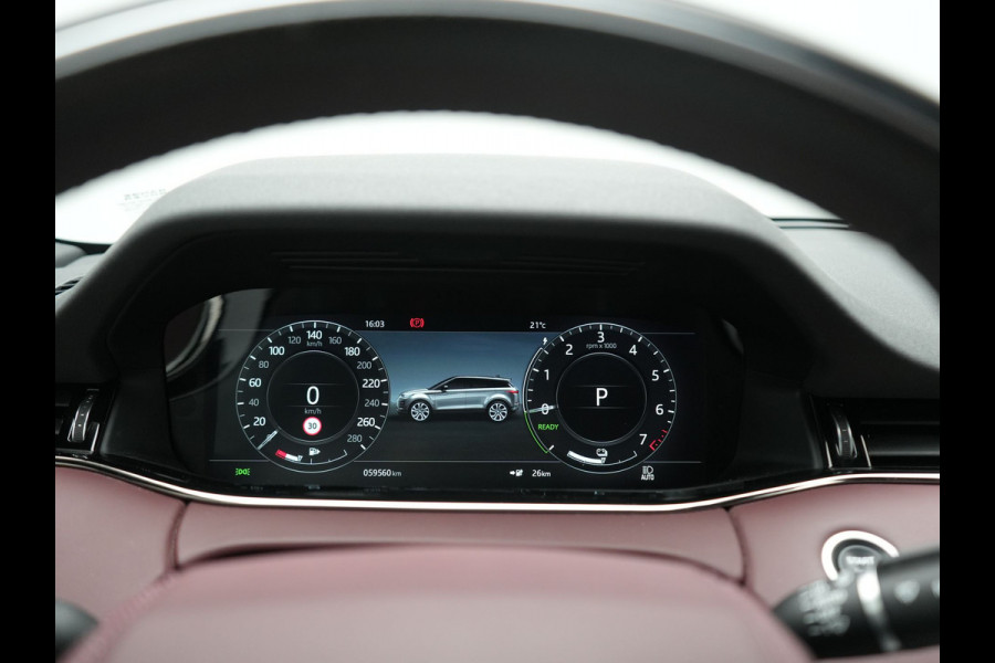 Land Rover Range Rover Evoque 1.5 P300e AWD R-Dynamic SE PHEV 309pk | Trekhaak Afn. | Adaptive Cruise | Head Up | 360 Camera | Meridian Audio | Lederen Sportstoelen Memory & Verwarmd | Keyless | Blis | Stuur Verwarmd | Apple Carplay | 20"L.M | Plug In Hybrid