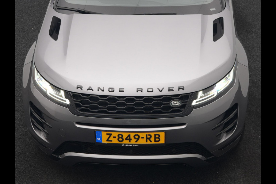 Land Rover Range Rover Evoque 1.5 P300e AWD R-Dynamic SE PHEV 309pk | Trekhaak Afn. | Adaptive Cruise | Head Up | 360 Camera | Meridian Audio | Lederen Sportstoelen Memory & Verwarmd | Keyless | Blis | Stuur Verwarmd | Apple Carplay | 20"L.M | Plug In Hybrid