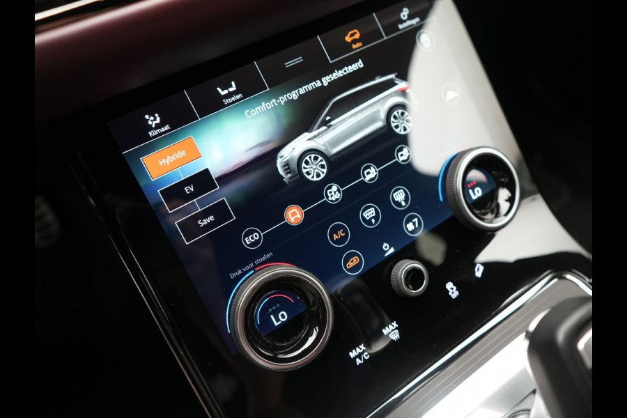 Land Rover Range Rover Evoque 1.5 P300e AWD R-Dynamic SE PHEV 309pk | Trekhaak Afn. | Adaptive Cruise | Head Up | 360 Camera | Meridian Audio | Lederen Sportstoelen Memory & Verwarmd | Keyless | Blis | Stuur Verwarmd | Apple Carplay | 20"L.M | Plug In Hybrid