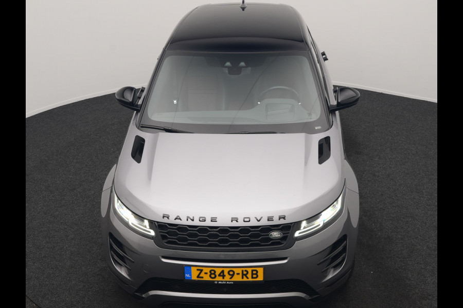 Land Rover Range Rover Evoque 1.5 P300e AWD R-Dynamic SE PHEV 309pk | Trekhaak Afn. | Adaptive Cruise | Head Up | 360 Camera | Meridian Audio | Lederen Sportstoelen Memory & Verwarmd | Keyless | Blis | Stuur Verwarmd | Apple Carplay | 20"L.M | Plug In Hybrid