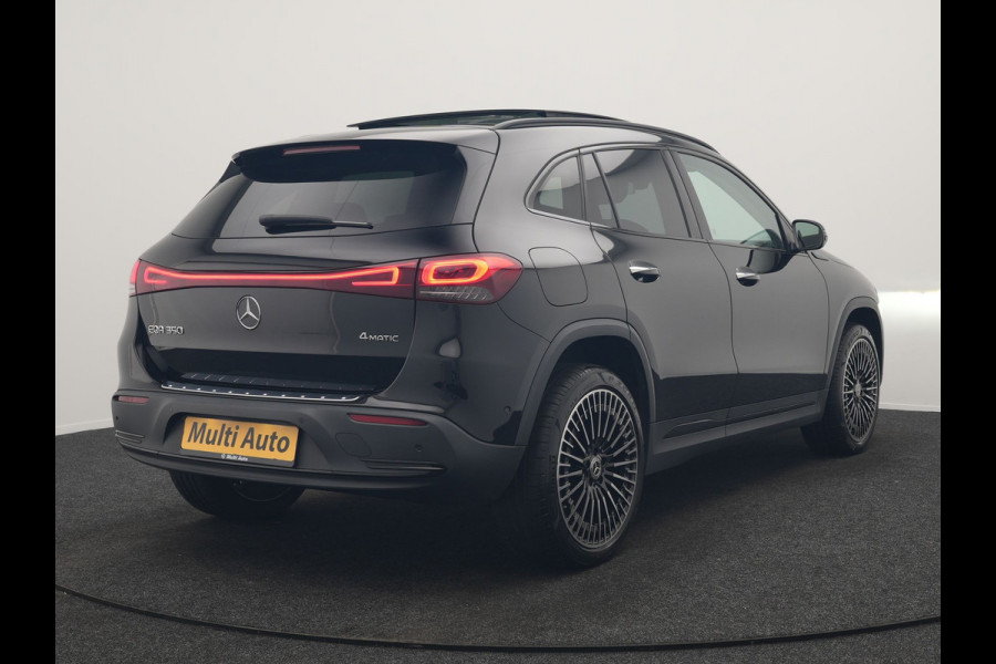 Mercedes-Benz EQA 350 4MATIC Luxury Line 69,7 kWh 292pk Dealer O.H. | Panodak | Adaptive Cruise | Camera | Lederen Sportstoelen Ventilatie & Verwarmd | Dashcam Af Fabriek | Sfeerverlichting | Keyless | Blis | Navigatie | DAB | 20"L.M |