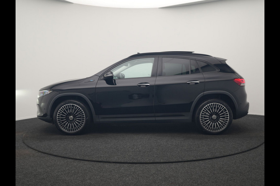 Mercedes-Benz EQA 350 4MATIC Luxury Line 69,7 kWh 292pk Dealer O.H. | Panodak | Adaptive Cruise | Camera | Lederen Sportstoelen Ventilatie & Verwarmd | Dashcam Af Fabriek | Sfeerverlichting | Keyless | Blis | Navigatie | DAB | 20"L.M |