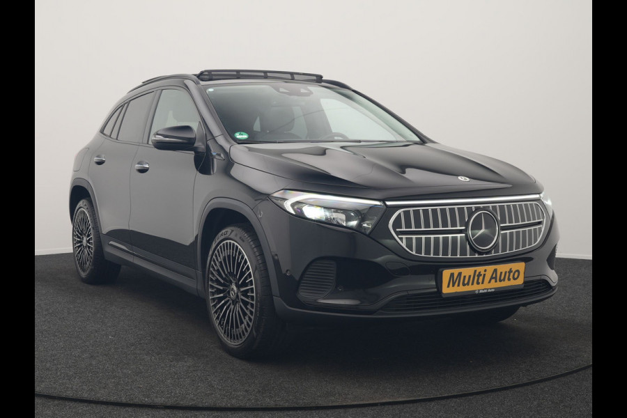 Mercedes-Benz EQA 350 4MATIC Luxury Line 69,7 kWh 292pk Dealer O.H. | Panodak | Adaptive Cruise | Camera | Lederen Sportstoelen Ventilatie & Verwarmd | Dashcam Af Fabriek | Sfeerverlichting | Keyless | Blis | Navigatie | DAB | 20"L.M |