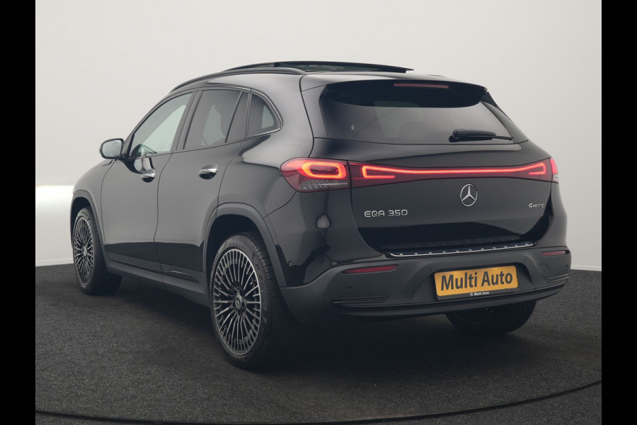 Mercedes-Benz EQA 350 4MATIC Luxury Line 69,7 kWh 292pk Dealer O.H. | Panodak | Adaptive Cruise | Camera | Lederen Sportstoelen Ventilatie & Verwarmd | Dashcam Af Fabriek | Sfeerverlichting | Keyless | Blis | Navigatie | DAB | 20"L.M |