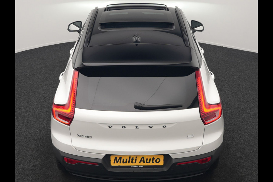 Volvo XC40 Recharge Ultimate 69 kWh 231pk Dealer O.H. | Trekhaak Af Fabriek | Panodak | Warmtepomp | Adaptive Cruise | 360 Camera | Harman / Kardon | Sportstoelen Memory & Verwarmd | Keyless | Blis | Apple Carplay | Google | Stuur Verwarmd |