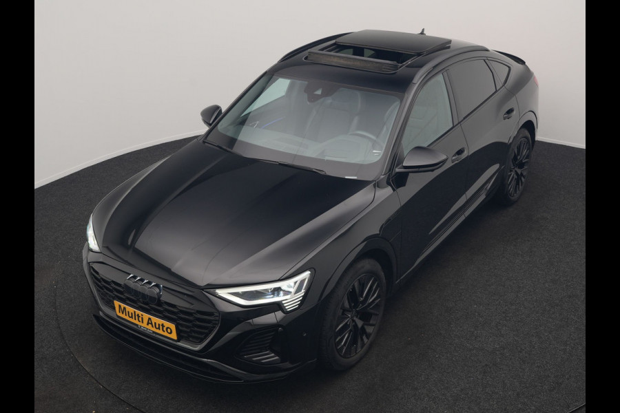 Audi Q8 Sportback e-tron 55 quattro 2x S Line 114 kWh 408pk Dealer O.H. | Luchtvering | Panodak | Head Up | 360 Camera | Matrix LED | Alcantara Sportstoelen Memory & Verwarmd | Keyless | Sfeerverlichting | Apple Carplay | Navigatie | DAB |
