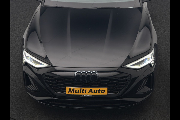 Audi Q8 Sportback e-tron 55 quattro 2x S Line 114 kWh 408pk Dealer O.H. | Luchtvering | Panodak | Head Up | 360 Camera | Matrix LED | Alcantara Sportstoelen Memory & Verwarmd | Keyless | Sfeerverlichting | Apple Carplay | Navigatie | DAB |