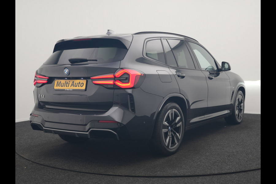 BMW iX3 M Sport 80 kWh 286pk Dealer O.H. | Panodak | Adaptive Cruise | Laser LED | Camera | Lederen Sportstoelen Memory & Verwarmd | Keyless | Sfeerverlichting | Blis | Apple Carplay | Navigatie | DAB |