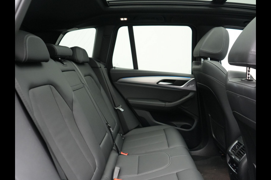 BMW iX3 M Sport 80 kWh 286pk Dealer O.H. | Panodak | Adaptive Cruise | Laser LED | Camera | Lederen Sportstoelen Memory & Verwarmd | Keyless | Sfeerverlichting | Blis | Apple Carplay | Navigatie | DAB |