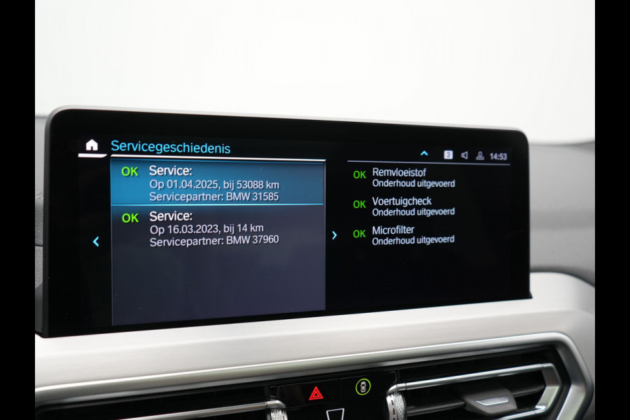 BMW iX3 M Sport 80 kWh 286pk Dealer O.H. | Panodak | Adaptive Cruise | Laser LED | Camera | Lederen Sportstoelen Memory & Verwarmd | Keyless | Sfeerverlichting | Blis | Apple Carplay | Navigatie | DAB |