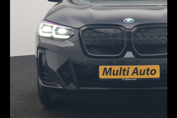 BMW iX3 M Sport 80 kWh 286pk Dealer O.H. | Panodak | Adaptive Cruise | Laser LED | Camera | Lederen Sportstoelen Memory & Verwarmd | Keyless | Sfeerverlichting | Blis | Apple Carplay | Navigatie | DAB |