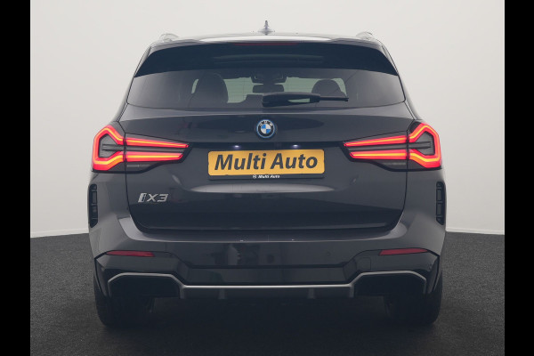 BMW iX3 M Sport 80 kWh 286pk Dealer O.H. | Panodak | Adaptive Cruise | Laser LED | Camera | Lederen Sportstoelen Memory & Verwarmd | Keyless | Sfeerverlichting | Blis | Apple Carplay | Navigatie | DAB |