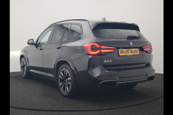 BMW iX3 M Sport 80 kWh 286pk Dealer O.H. | Panodak | Adaptive Cruise | Laser LED | Camera | Lederen Sportstoelen Memory & Verwarmd | Keyless | Sfeerverlichting | Blis | Apple Carplay | Navigatie | DAB |