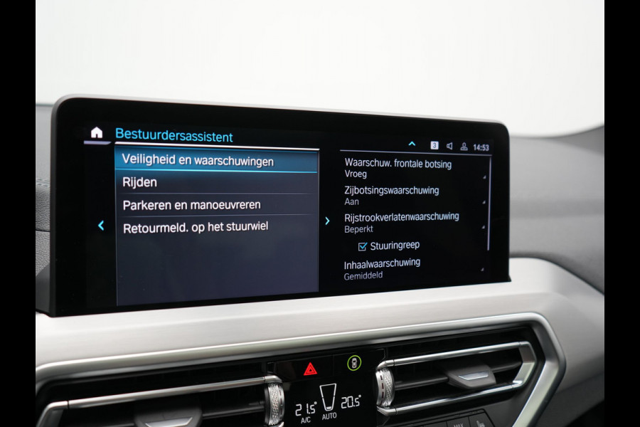 BMW iX3 M Sport 80 kWh 286pk Dealer O.H. | Panodak | Adaptive Cruise | Laser LED | Camera | Lederen Sportstoelen Memory & Verwarmd | Keyless | Sfeerverlichting | Blis | Apple Carplay | Navigatie | DAB |