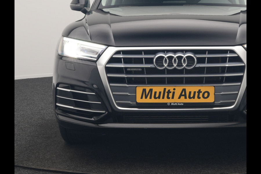 Audi Q5 50 TFSI e Quattro S Line PHEV 300pk Dealer O.H. | Trekhaak Af Fabriek | Luchtvering | Alcantara Sportstoelen Verwarmd | Cruise Control | Navigatie Plus | DAB | LED Koplampen | 18"L.M | Plug In Hybrid |