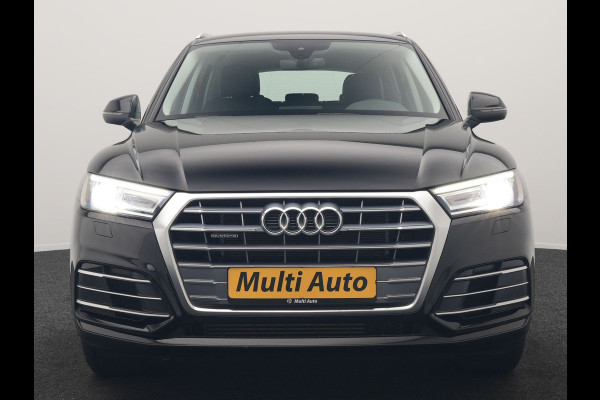 Audi Q5 50 TFSI e Quattro S Line PHEV 300pk Dealer O.H. | Trekhaak Af Fabriek | Luchtvering | Alcantara Sportstoelen Verwarmd | Cruise Control | Navigatie Plus | DAB | LED Koplampen | 18"L.M | Plug In Hybrid |