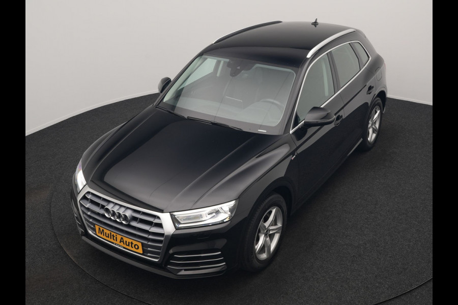 Audi Q5 50 TFSI e Quattro S Line PHEV 300pk Dealer O.H. | Trekhaak Af Fabriek | Luchtvering | Alcantara Sportstoelen Verwarmd | Cruise Control | Navigatie Plus | DAB | LED Koplampen | 18"L.M | Plug In Hybrid |