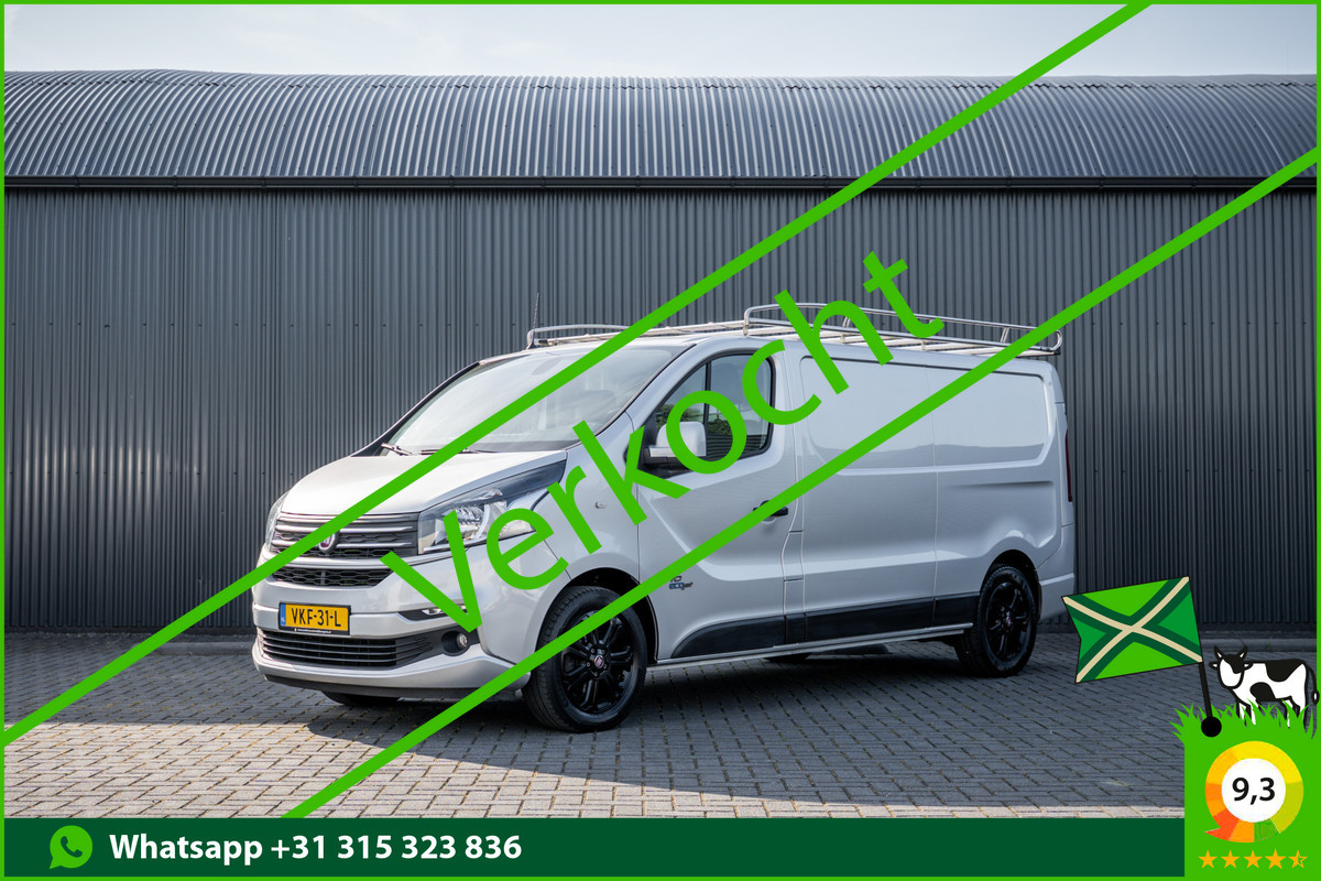 Fiat Talento 2.0 EcoJet L2H1 | 170 PK | 3-Zits | Cruise | Airco | Trekhaak | Imperiaal