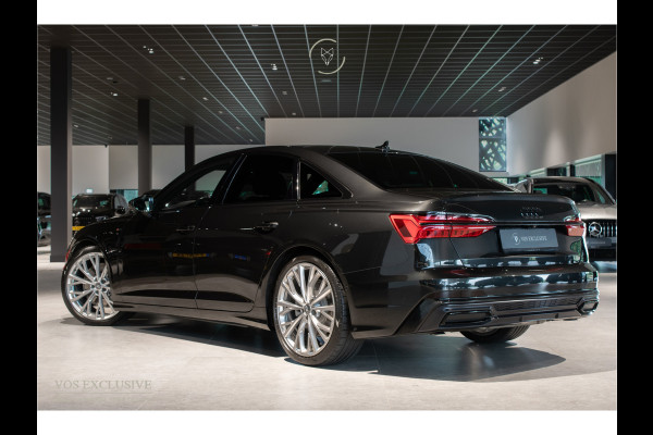 Audi A6 Limousine 55 TFSI Quattro DESIGN S-Line Pro Line Plus Luchtvering|4W-sturing|B&O Advanced|21"|ACC|HUD|Softclose|MEM|360°|Blackline|LED|Nachtzicht|New Service
