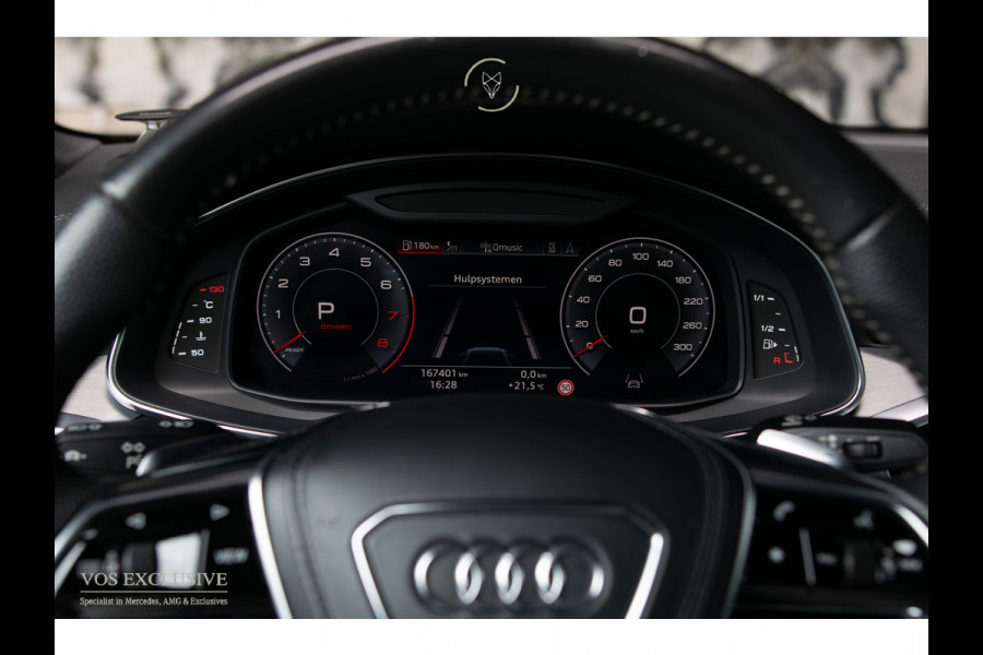 Audi A6 Limousine 55 TFSI Quattro DESIGN S-Line Pro Line Plus Luchtvering|4W-sturing|B&O Advanced|21"|ACC|HUD|Softclose|MEM|360°|Blackline|LED|Nachtzicht|New Service