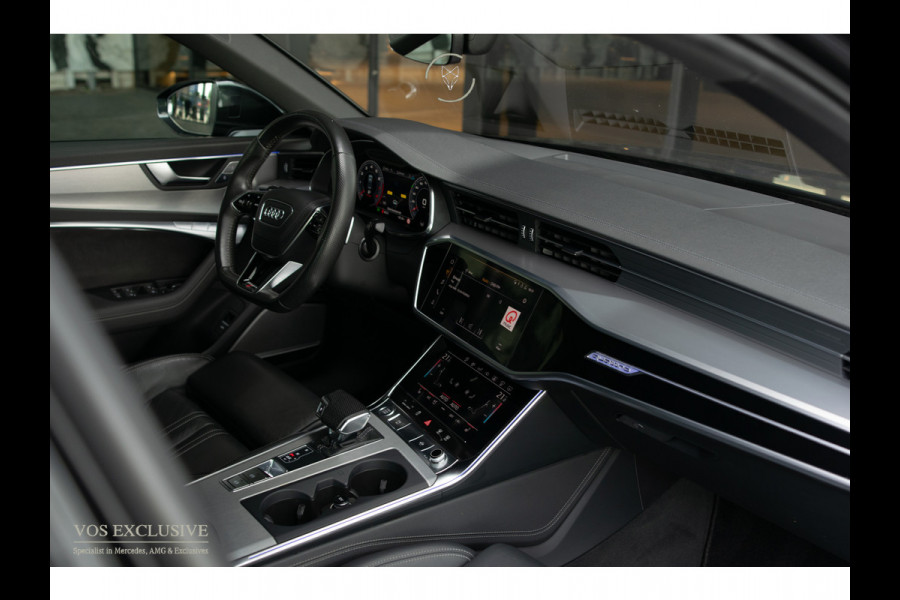 Audi A6 Limousine 55 TFSI Quattro DESIGN S-Line Pro Line Plus Luchtvering|4W-sturing|B&O Advanced|21"|ACC|HUD|Softclose|MEM|360°|Blackline|LED|Nachtzicht|New Service