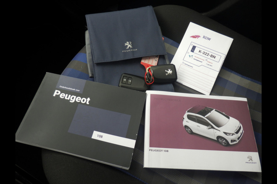 Peugeot 108 1.0 e-VTi Collection TOP! Cabrio, Camera, Keyless, Compleet!