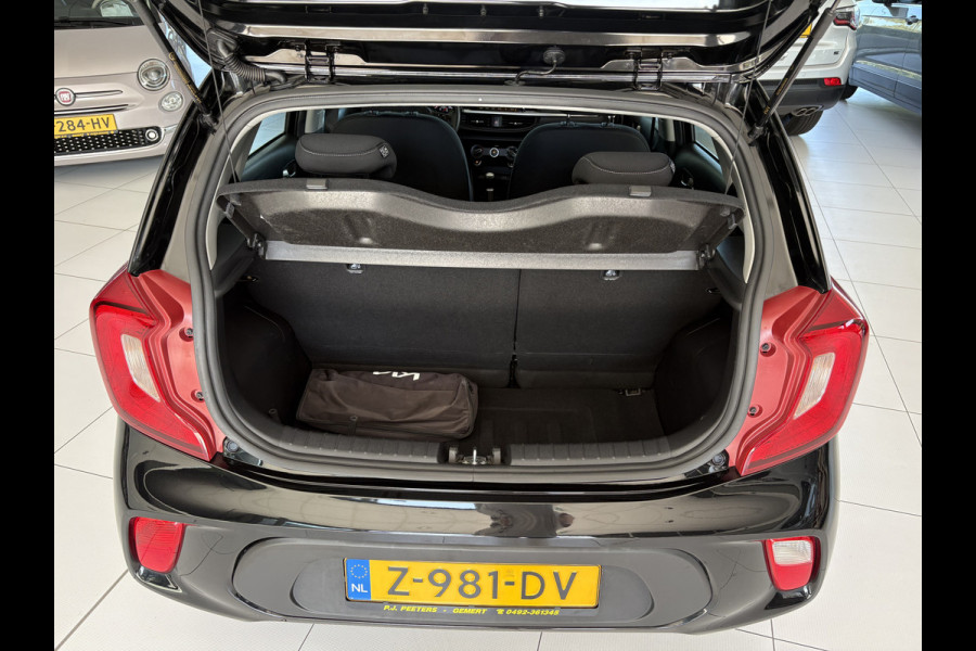 Kia Picanto 1.0 DPi DynamicLine Achteruitrijcamera - Apple carplay - Airco - Cruise control - Navigatie - Cruise control - Licht metalen velgen 14 inch - Radio - Start/stop systeem - Bluetooth - Elektrische ramen - Stuur multifunctioneel