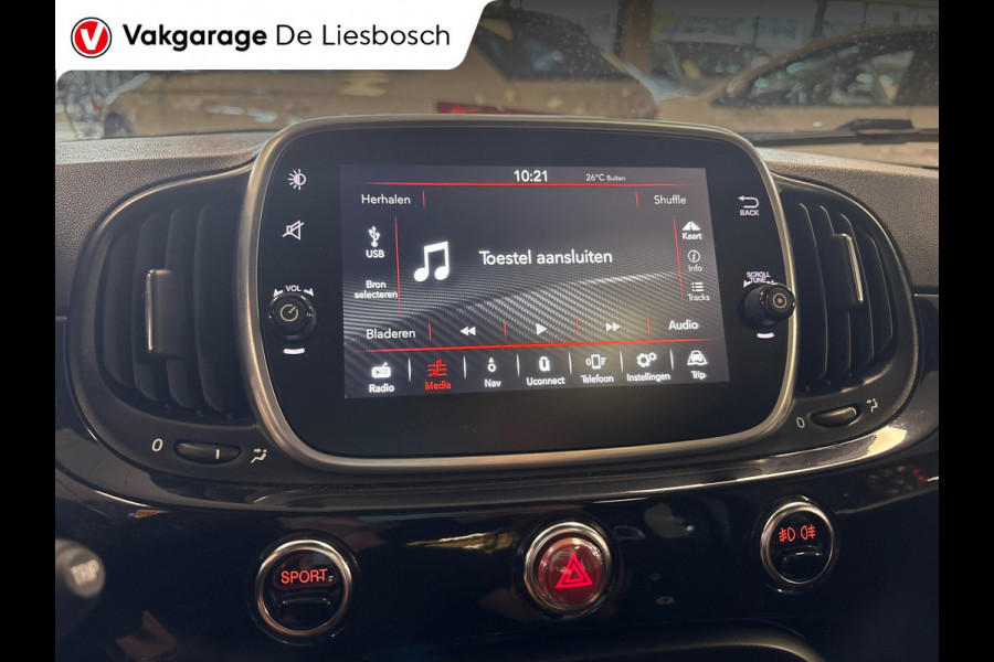 Fiat ABARTH 500 05M/595/pano/navi groot/apple/xenon/magneti marelli/savali tuning /eibach