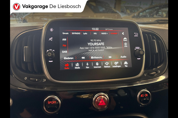 Fiat ABARTH 500 05M/595/pano/navi groot/apple/xenon/magneti marelli/savali tuning /eibach