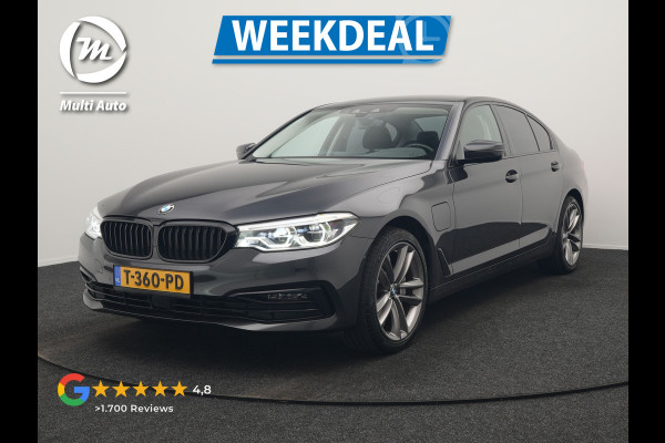 BMW 5 Serie 530e iPerformance Sportline PHEV 252pk | Adaptive Cruise | Camera | Sportstoelen Verwarmd | 19"L.M | Adaptive LED | Sfeerverlichting | Apple Carplay |