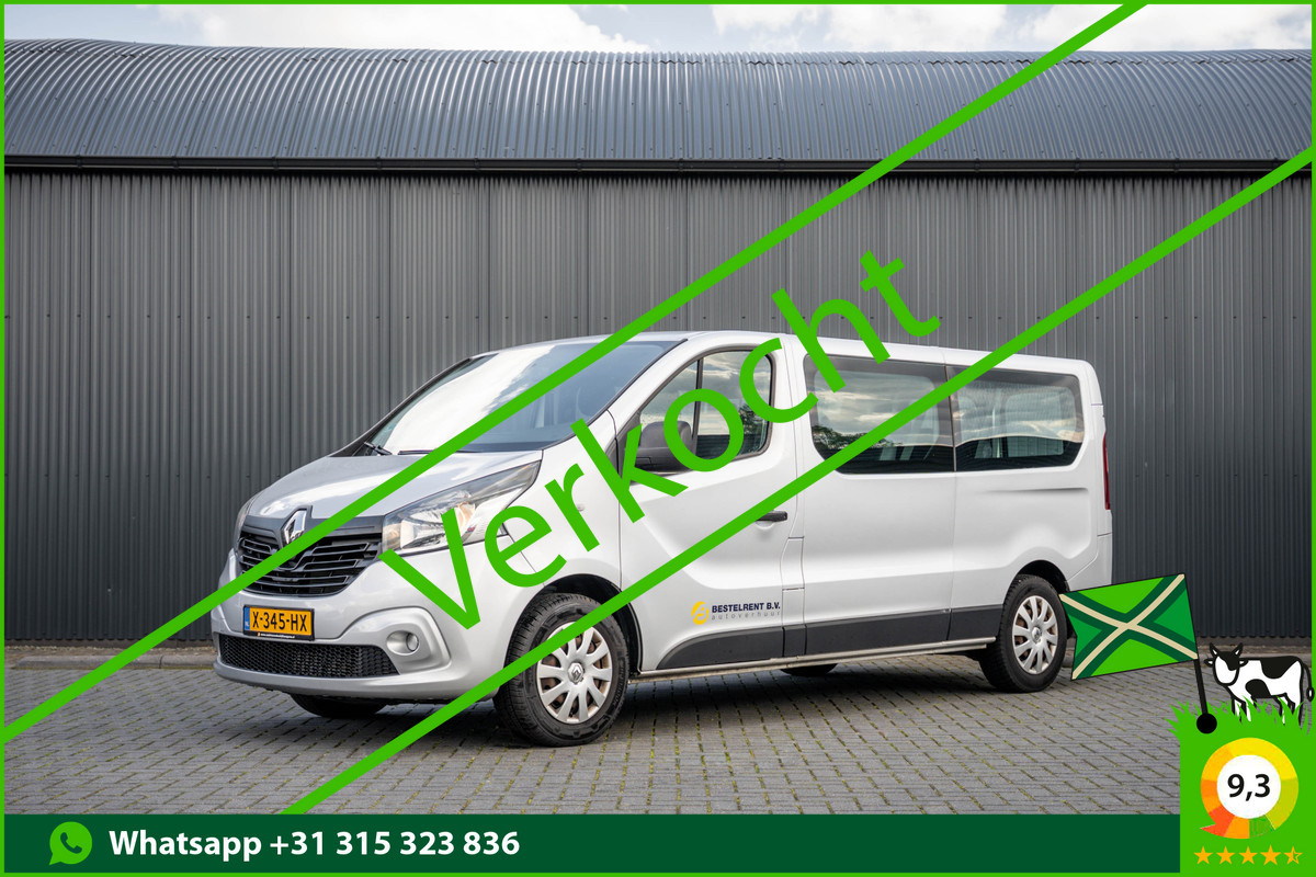 Renault Trafic Passenger **dCi 9-Pers L2H1 | Incl. BPM, BTW vrij | Navi | R-Link | Airco | Cruise | PDC | Euro 6**