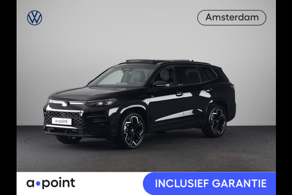 Volkswagen Tayron 1.5 eHybrid R-Line Edition 272 pk Automaat (DSG) | Verlengde garantie | Navigatie | Panoramadak | Trekhaak (wegklapbaar) | Parkeersensoren (Park assist) | Rondomzicht camera | Lederen bekleding | Stoelverwarming/ventilatie | R-Line |