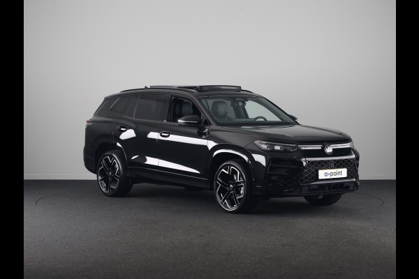 Volkswagen Tayron 1.5 eHybrid R-Line Edition 272 pk Automaat (DSG) | Verlengde garantie | Navigatie | Panoramadak | Trekhaak (wegklapbaar) | Parkeersensoren (Park assist) | Rondomzicht camera | Lederen bekleding | Stoelverwarming/ventilatie | R-Line |