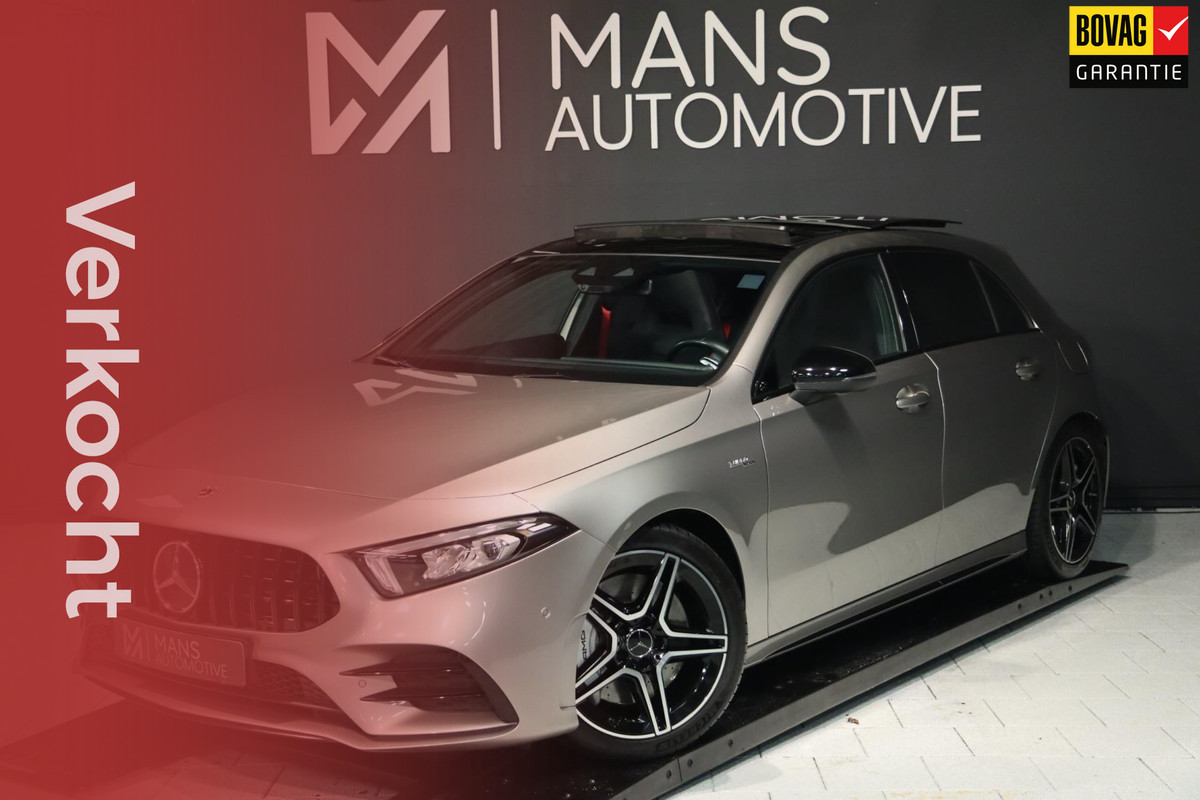 Mercedes-Benz A-Klasse AMG 35 4MATIC / PANO / CAMERA / DODEHOEK / CARPLAY / STOELVERW