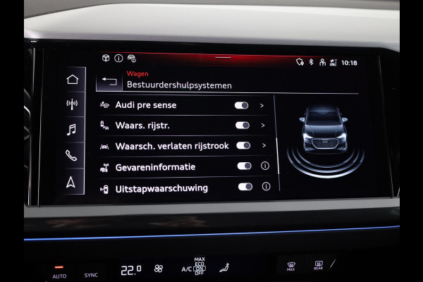Audi Q4 Sportback e-tron 45 quattro S Edition Competition 82 kWh 286pk | Navigatie | 20 inch lichtmetalen velgen | Adaptive cruise controle | Zwart Optiek