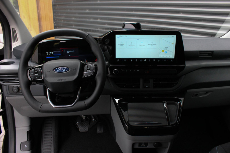 Ford E-Transit Cust. 320 L2H1 Sport 71 kWh DC DUBBEL CABINE / JB-EDITON / CAMERA / 370KM RANGE / APPLE CARPLAY DRIVERS-PACK /FULL