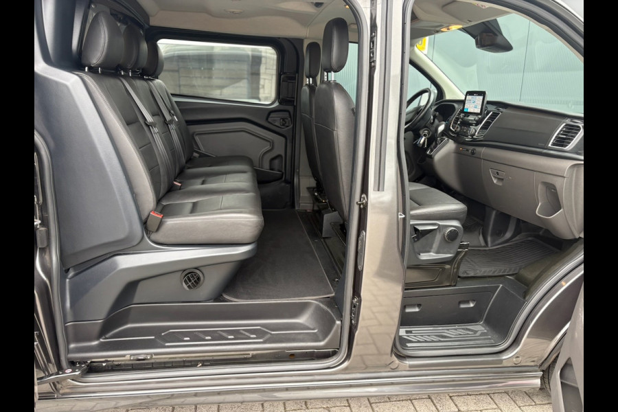 Ford Transit Custom 320 2.0 TDCI 185pk L2H1 Sport DC | L+R SCHUIF | CarPlay | Raptor | Automaat | Trekhaak | Leder | 5-Zits