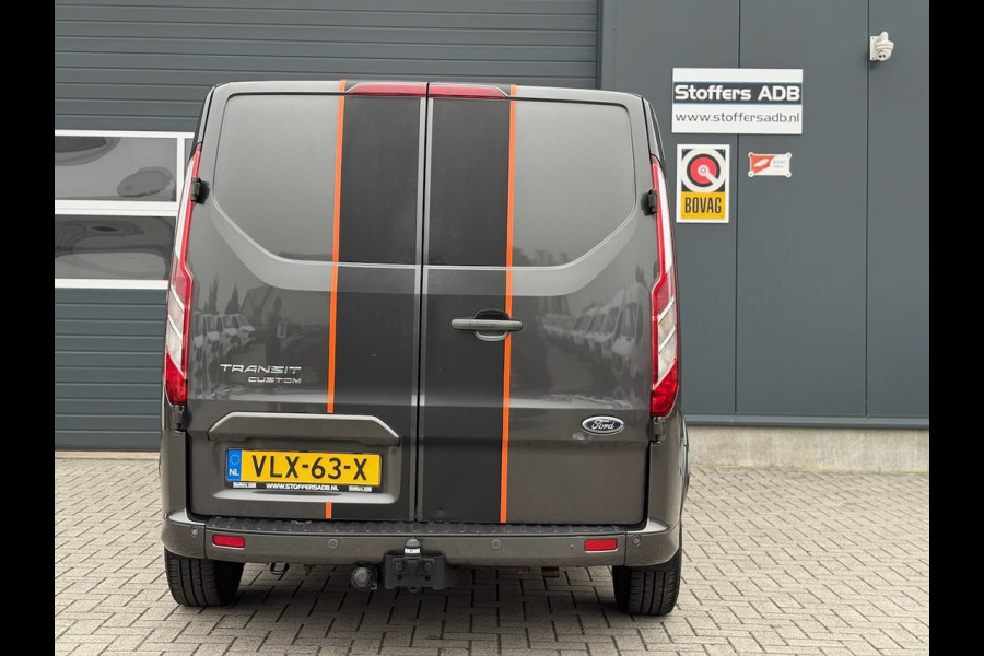 Ford Transit Custom 320 2.0 TDCI 185pk L2H1 Sport DC | L+R SCHUIF | CarPlay | Raptor | Automaat | Trekhaak | Leder | 5-Zits