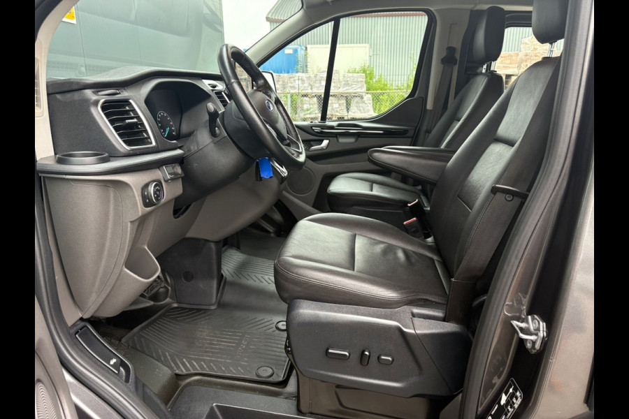 Ford Transit Custom 320 2.0 TDCI 185pk L2H1 Sport DC | L+R SCHUIF | CarPlay | Raptor | Automaat | Trekhaak | Leder | 5-Zits