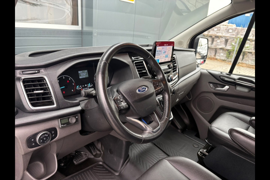 Ford Transit Custom 320 2.0 TDCI 185pk L2H1 Sport DC | L+R SCHUIF | CarPlay | Raptor | Automaat | Trekhaak | Leder | 5-Zits