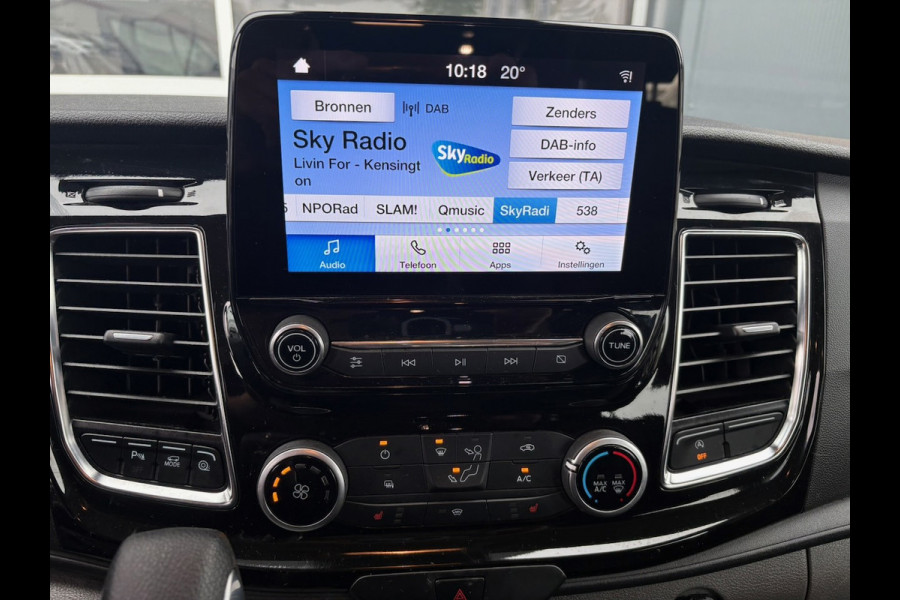Ford Transit Custom 320 2.0 TDCI 185pk L2H1 Sport DC | L+R SCHUIF | CarPlay | Raptor | Automaat | Trekhaak | Leder | 5-Zits