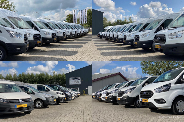 Ford Transit Custom 320 2.0 TDCI 185pk L2H1 Sport DC | L+R SCHUIF | CarPlay | Raptor | Automaat | Trekhaak | Leder | 5-Zits