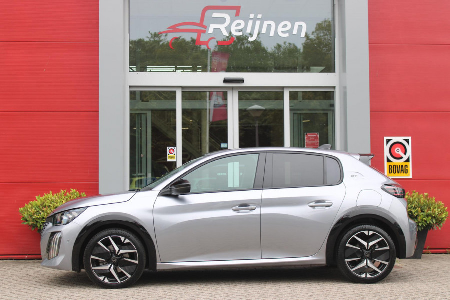 Peugeot 208 1.2 Hybrid 145PK AUTOMAAT GT | CAMERA VOOR + ACHTER | NAVIGATIE | DRAADLOZE APPLE CARPLAY/ANDROID AUTO | FULL LED KOPLAMPEN | LICHTMETALEN VELGEN 17" | DODEHOEK DETECTIE | DRAADLOZE TELEFOONLADER | KEYLESS ENTRY/START | DAB+ RADIO | ADAPTIVE CRUISE CONTROL | CLIMATE CONTROL |