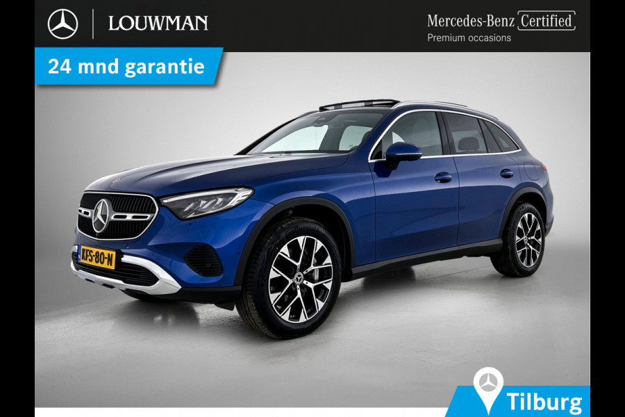 Mercedes-Benz GLC 300 e 4MATIC Plug-In Hybride Panorama Schuif-Kanteldak | Trekhaak | Memory Pakket | Stoel en Stuurverwarming. Inclusief 24 maanden MB Certified garantie voor Europa.