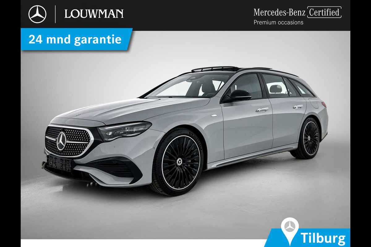 Mercedes-Benz E-Klasse Estate 300 e AMG Plug-In Hybride | AMG Line | Night Pakket | Trekhaak | MBUX Superscreen | Panoramadak | 20 Inch AMG velgen | Inclusief 24 maanden MB Certified garantie voor Europa.