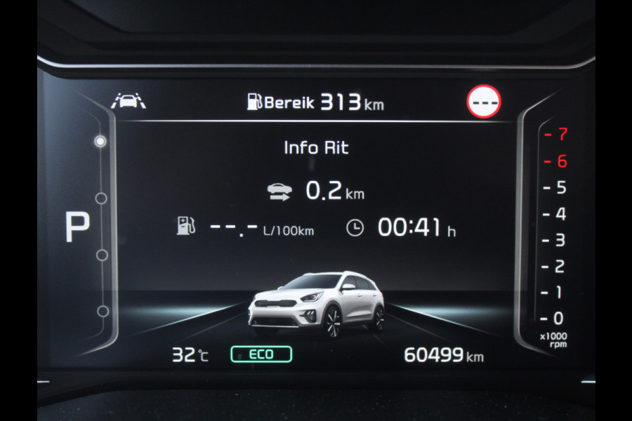 Kia Niro 1.6 GDi PHEV DynamicPlusLine CARPLAY | CLIMATE | ADAPCRUISE | DAB | NAVI | STOEL/STUURVERW | LMV16 | CAMERA | LED | LEER/STOF