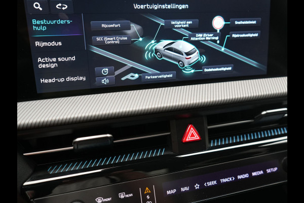 Kia Ev6 GT-Line AWD 77.4 kWh 325pk Dealer O.H. | Adaptive Cruise | Head Up | 360 Camera | Alcantara Sportstoelen Ventilatie & Memory | Meridian Audio | Keyless | Blis | Apple Carplay | Stoelen & Stuur Verwarmd | Navigatie | DAB | 21"L.M |