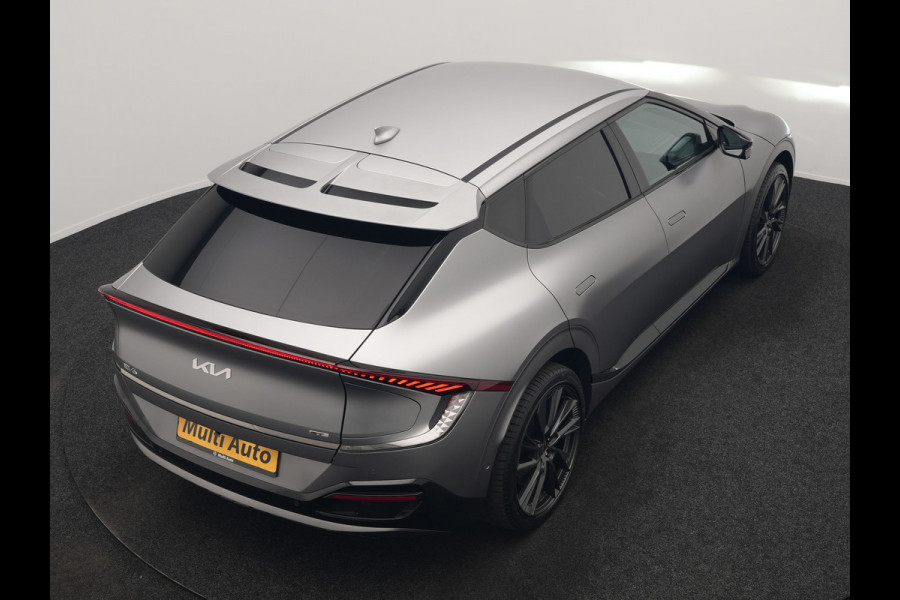 Kia Ev6 GT-Line AWD 77.4 kWh 325pk Dealer O.H. | Adaptive Cruise | Head Up | 360 Camera | Alcantara Sportstoelen Ventilatie & Memory | Meridian Audio | Keyless | Blis | Apple Carplay | Stoelen & Stuur Verwarmd | Navigatie | DAB | 21"L.M |