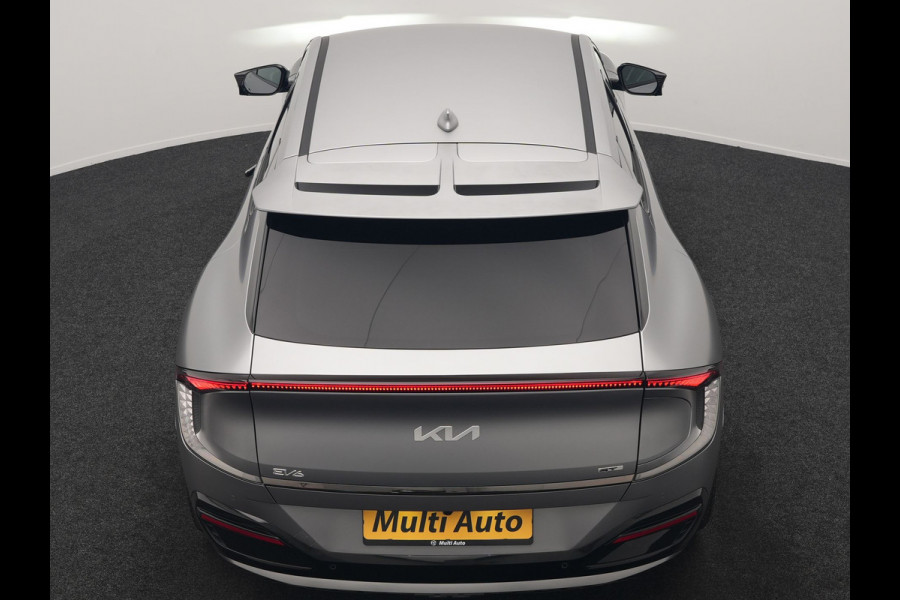 Kia Ev6 GT-Line AWD 77.4 kWh 325pk Dealer O.H. | Adaptive Cruise | Head Up | 360 Camera | Alcantara Sportstoelen Ventilatie & Memory | Meridian Audio | Keyless | Blis | Apple Carplay | Stoelen & Stuur Verwarmd | Navigatie | DAB | 21"L.M |