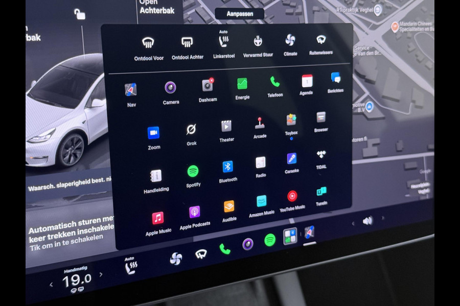 Tesla Model Y Long Range RWD 75 kWh LONG RANGE AWD FSD! VAN: 46.900,- VOOR: 43.877,- | FULL SELF DRIVE OP DE AUTO (UNIEK, GEEN ABONNEMENT MAAR GEKOCHT )|